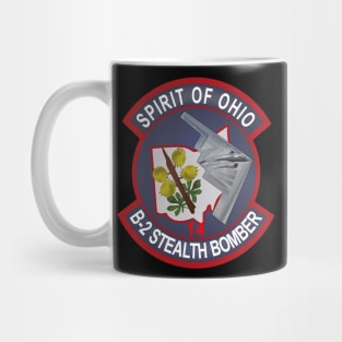 B2 - Spirit of Ohio - Stealth Bomber wo Txt Mug